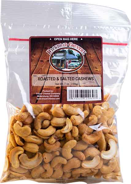 Backroad Country Roasted Salted Cashews, 2-Pack 7 oz. Bags