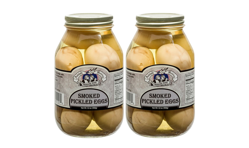 Amish Wedding Foods Smoked Pickled Eggs, 2-Pack 32 oz. Jars