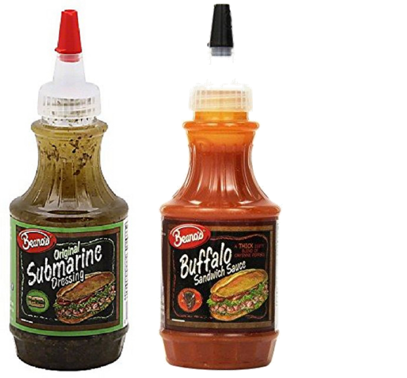 Beano's Sub Dressing & Buffalo Sandwich Sauce Variety 2-Pack, 8 fl. oz. Bottles