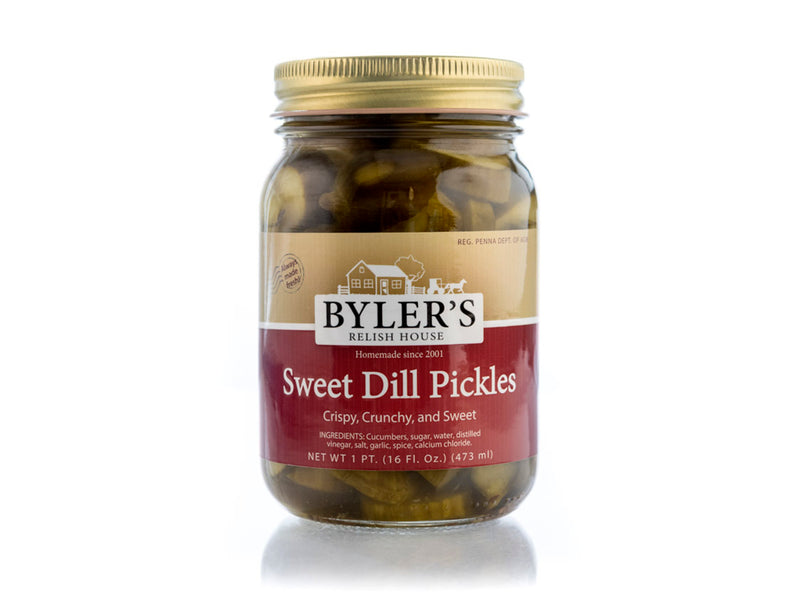 Byler's Relish House Sweet Dill Pickles, 2-Pack 16 fl. oz. Jars
