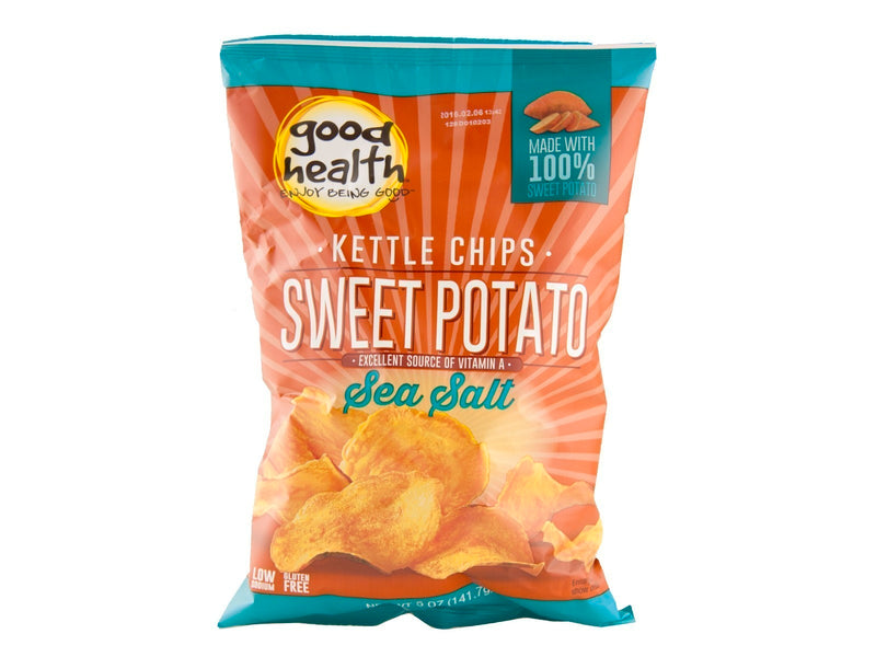 Good Health Kettle Style Sweet Potato Chips with Sea Salt, 4-Pack