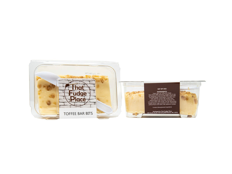 That Fudge Place Toffee Bar Bits Fudge, 2-Pack 8 oz. Containers