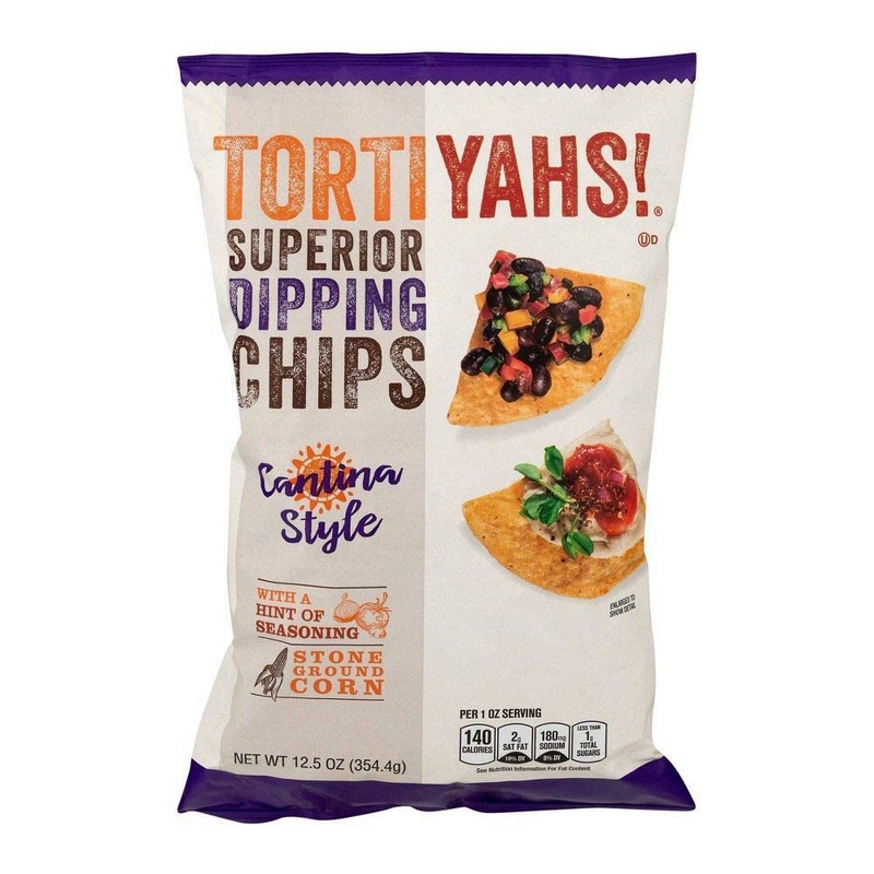 Tortiyahs! Superior Dipping Chips Cantina Style, Stone Ground Corn, 12.5 oz. Bags