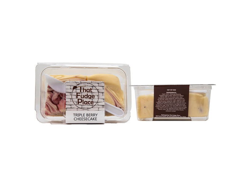 That Fudge Place Triple Berry Cheesecake Fudge, 2-Pack 8 oz. Containers