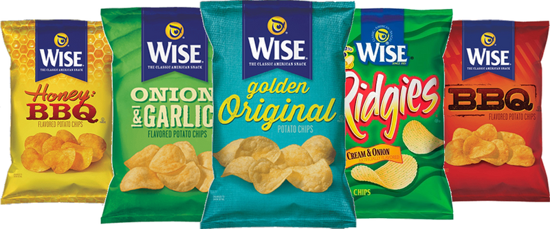 Wise Foods Potato Chips Variety 5-Pack, 7.5 oz. Sharing Size Bags
