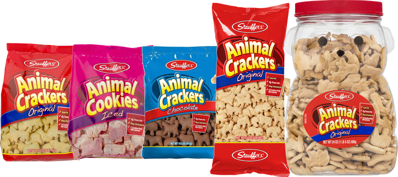Stauffer's Original Assorted Animal Crackers, Variety 5-Pack