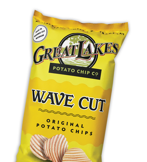Great Lakes Original Wave Cut Kettle Cooked Potato Chips, 8 oz. Bags , 3-Pack