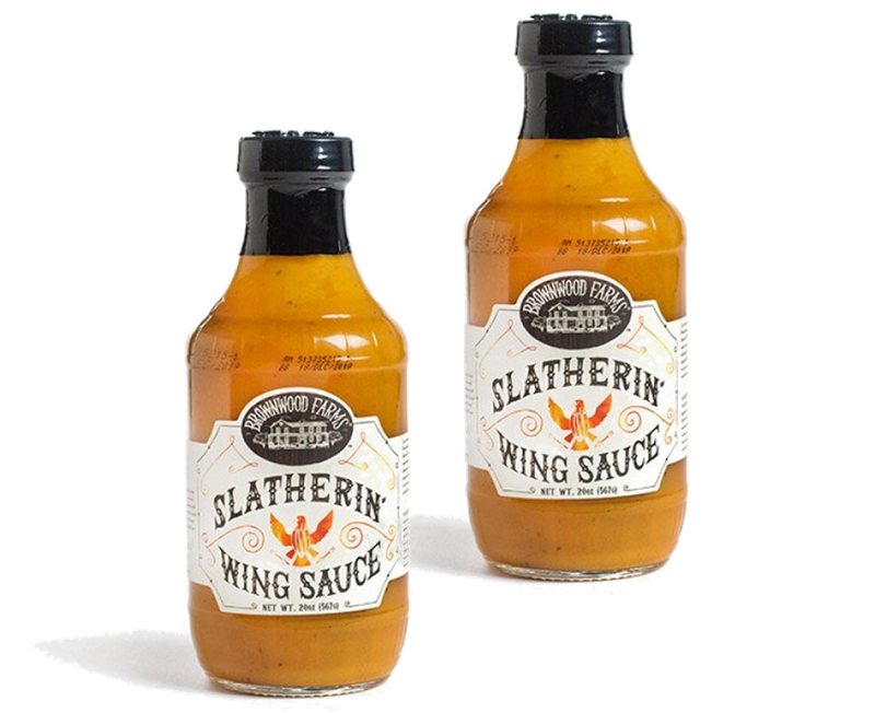 Brownwood Farms Slatherin' Wing Sauce, 2-Pack 20 oz. Bottles