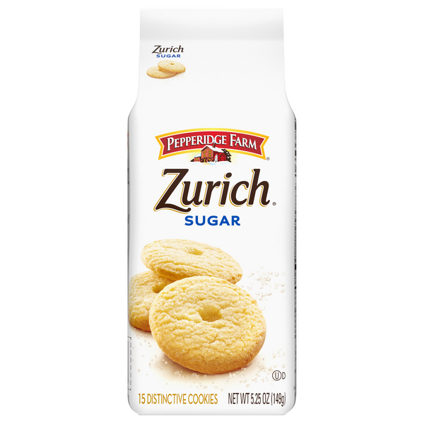 Pepperidge Farm Zurich Sugar Cookies, 3-Pack 5.25 oz. Bag